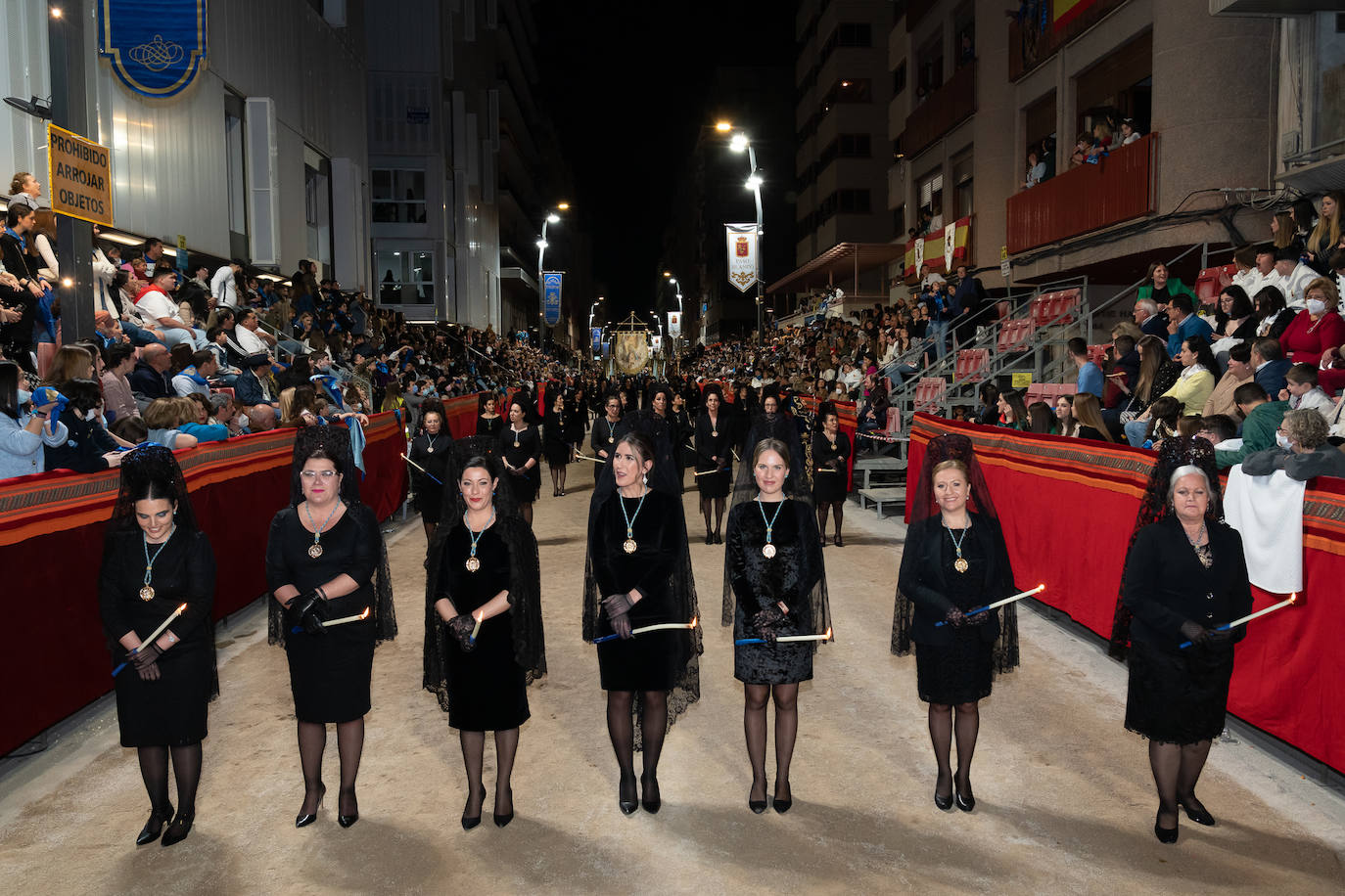 Fotos: El Paso Azul protagoniza la primera procesión en Lorca tras la pandemia