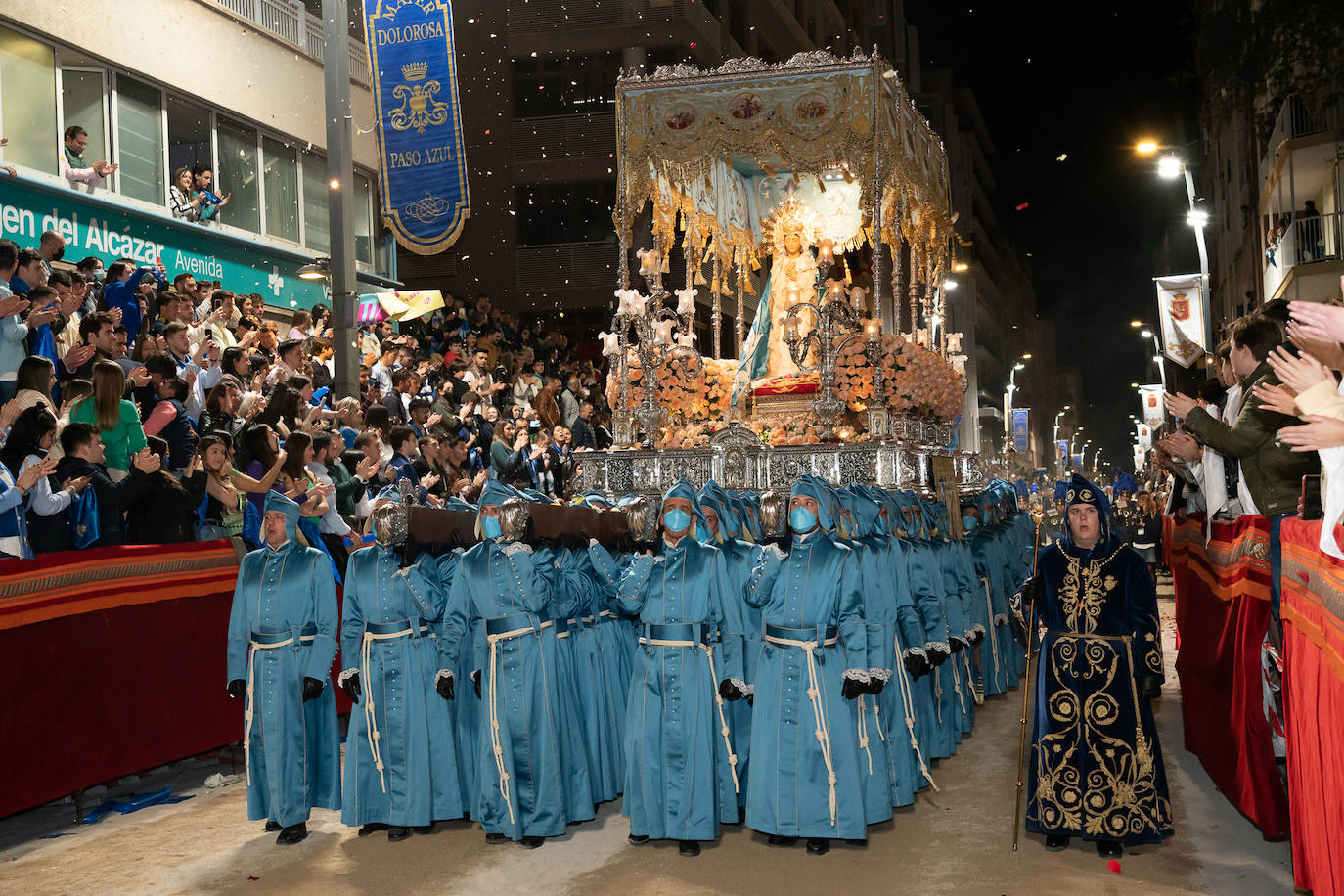 Fotos: El Paso Azul protagoniza la primera procesión en Lorca tras la pandemia