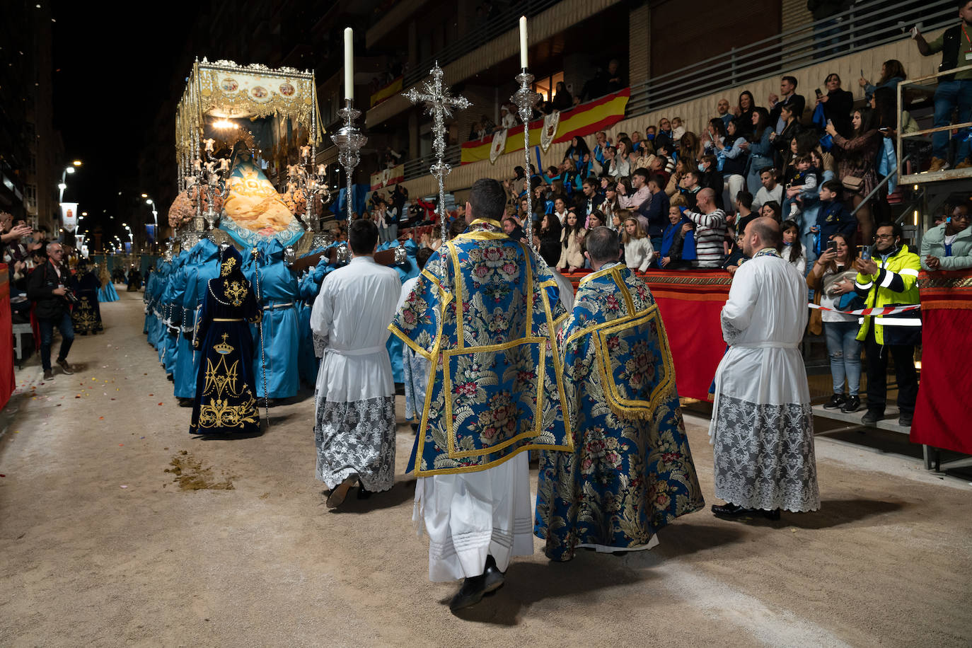 Fotos: El Paso Azul protagoniza la primera procesión en Lorca tras la pandemia