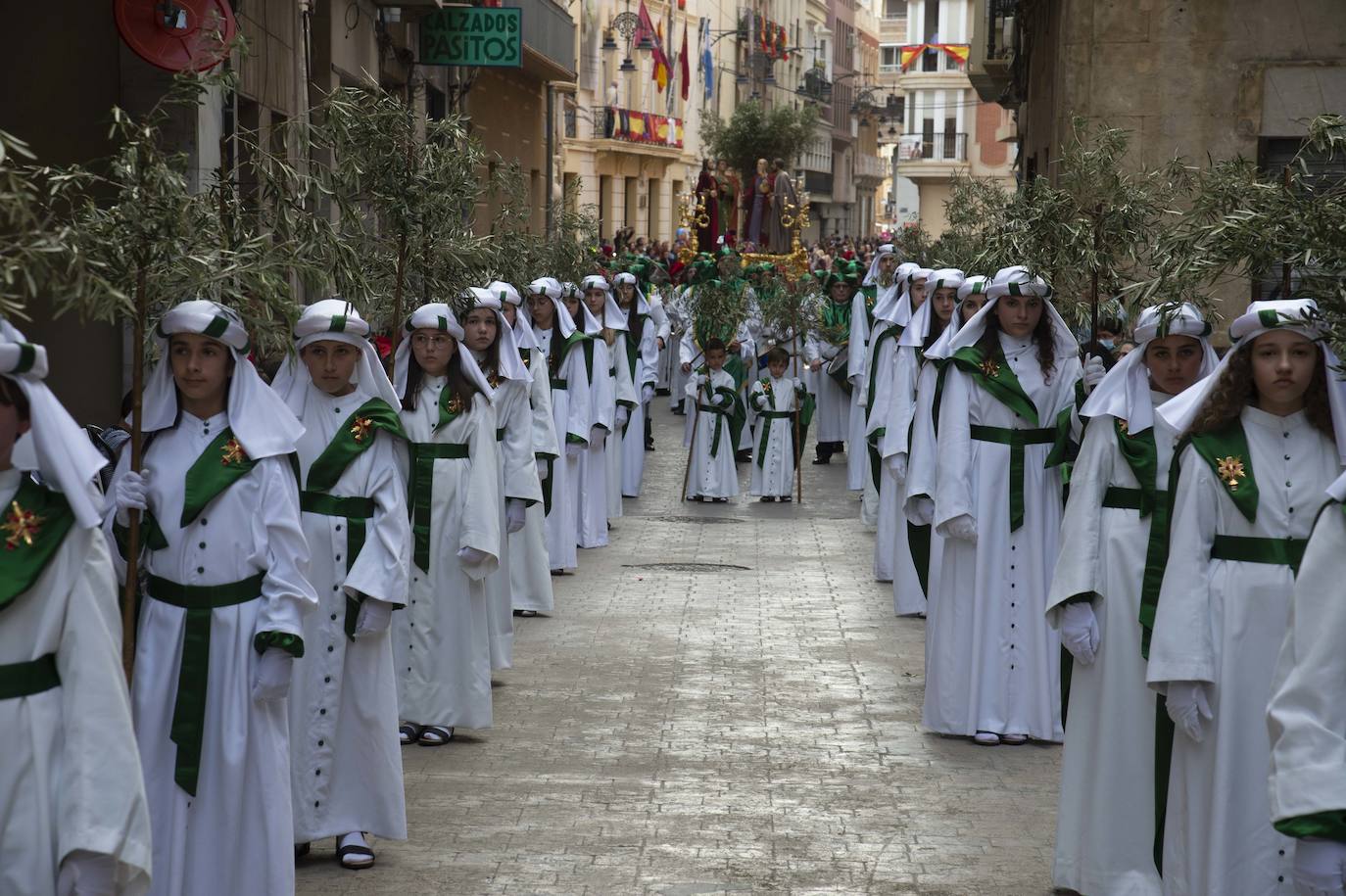 Fotos: Un mar de palmas guía a Jesús a Jerusalén
