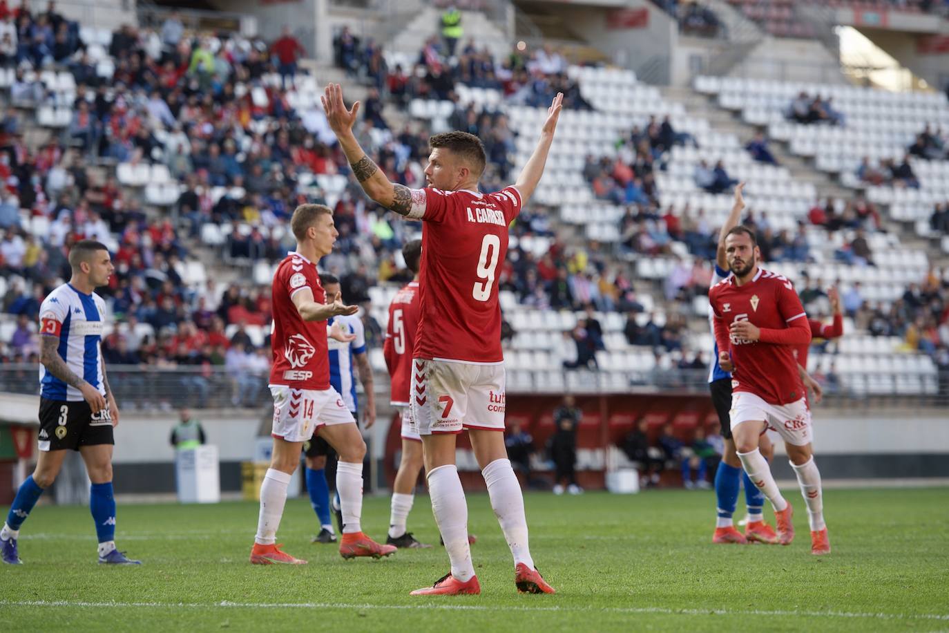 Fotos: El empate del Real Murcia frente al Hércules, en imágenes