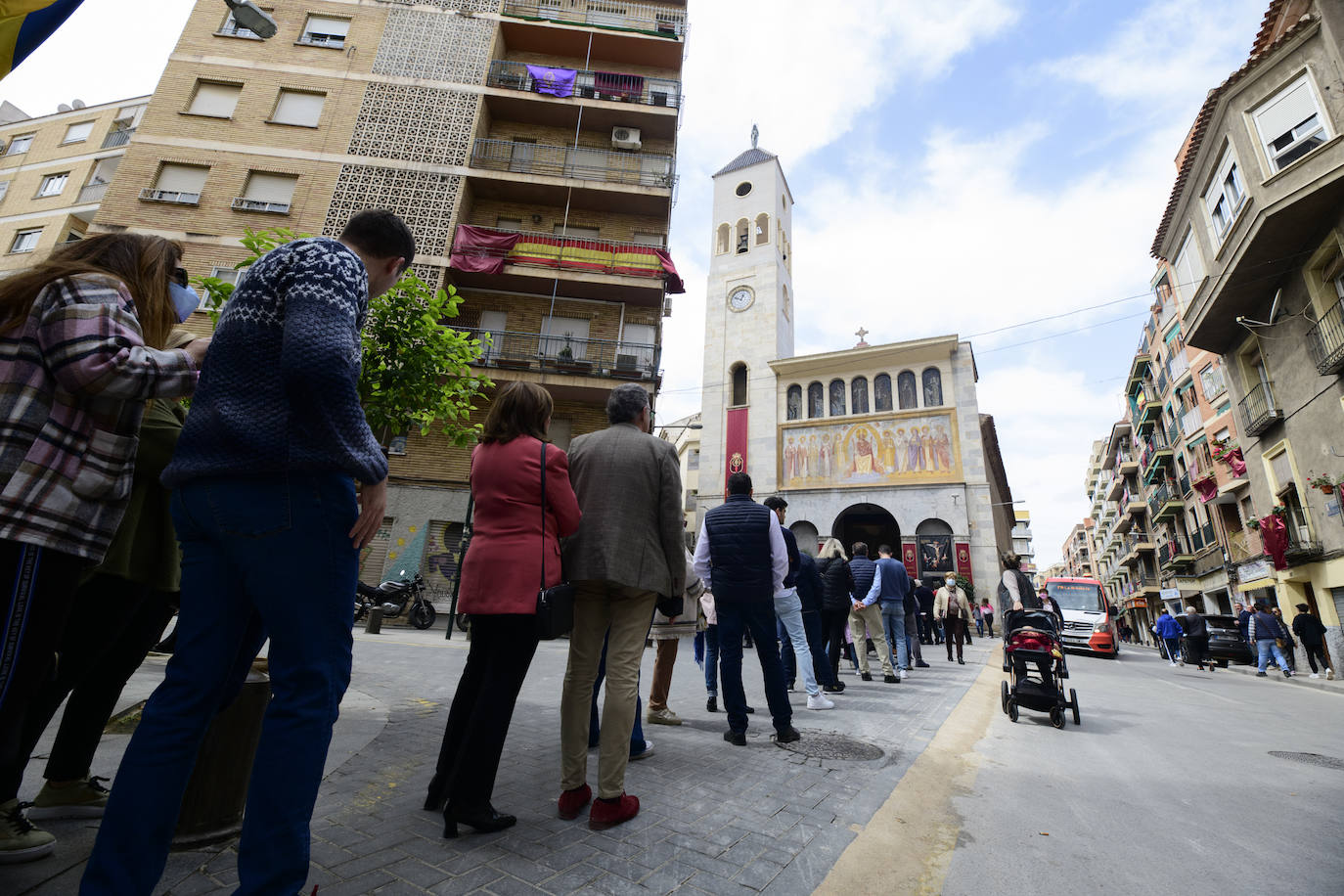 Fotos: Descendimiento del Cristo del Perdón en la iglesia de San Antolín de Murcia