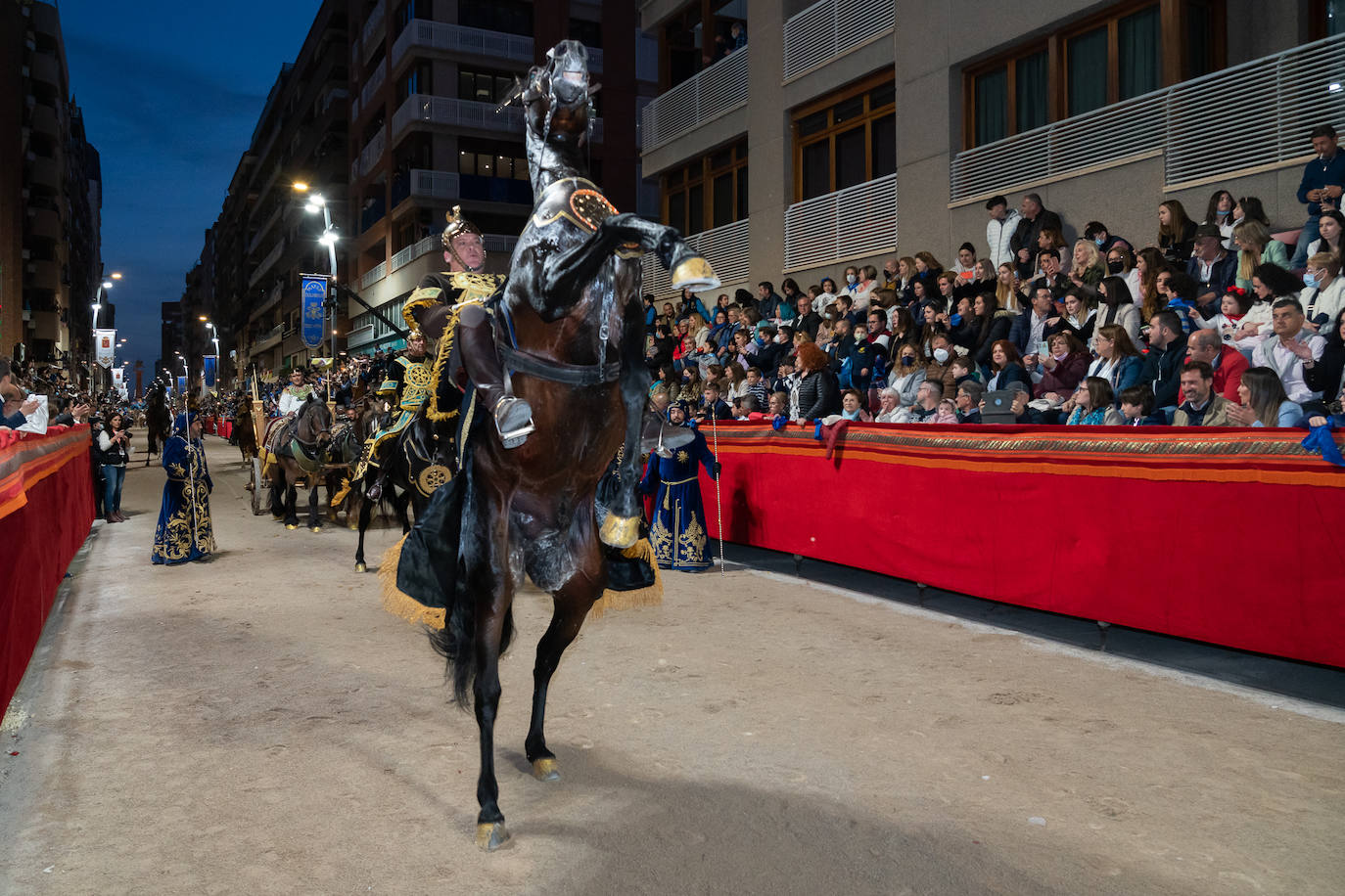 Fotos: El lujo de Egipto en la procesión azul de Domingo de Ramos