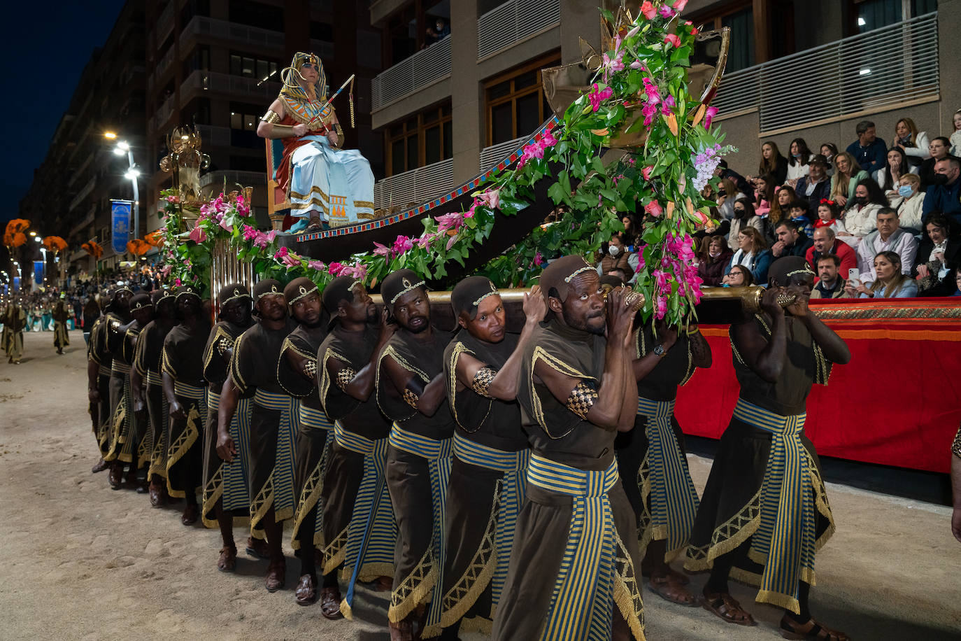 Fotos: El lujo de Egipto en la procesión azul de Domingo de Ramos