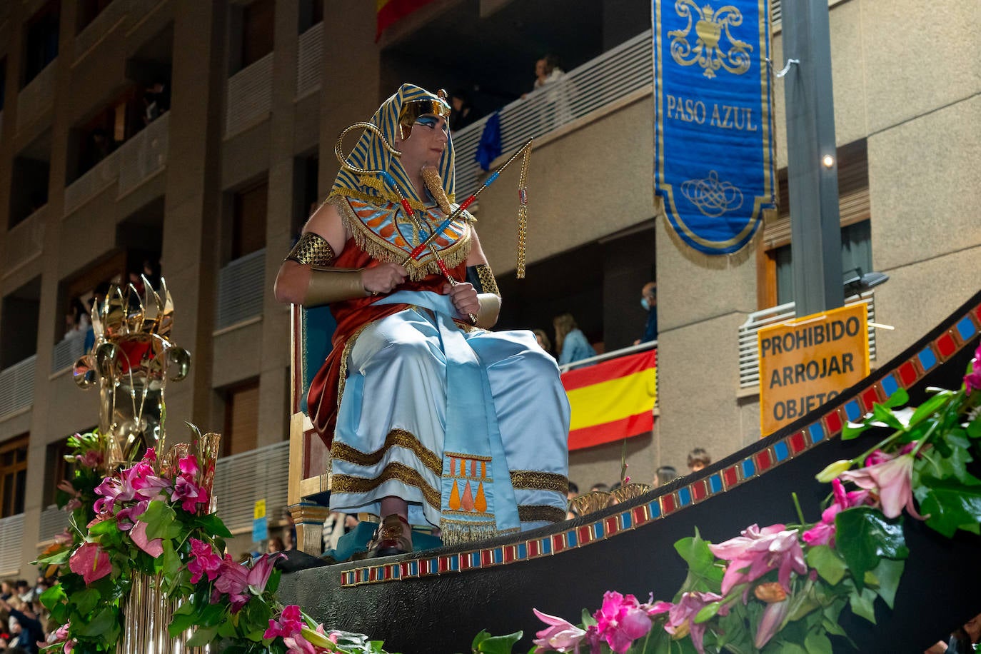 Fotos: El lujo de Egipto en la procesión azul de Domingo de Ramos