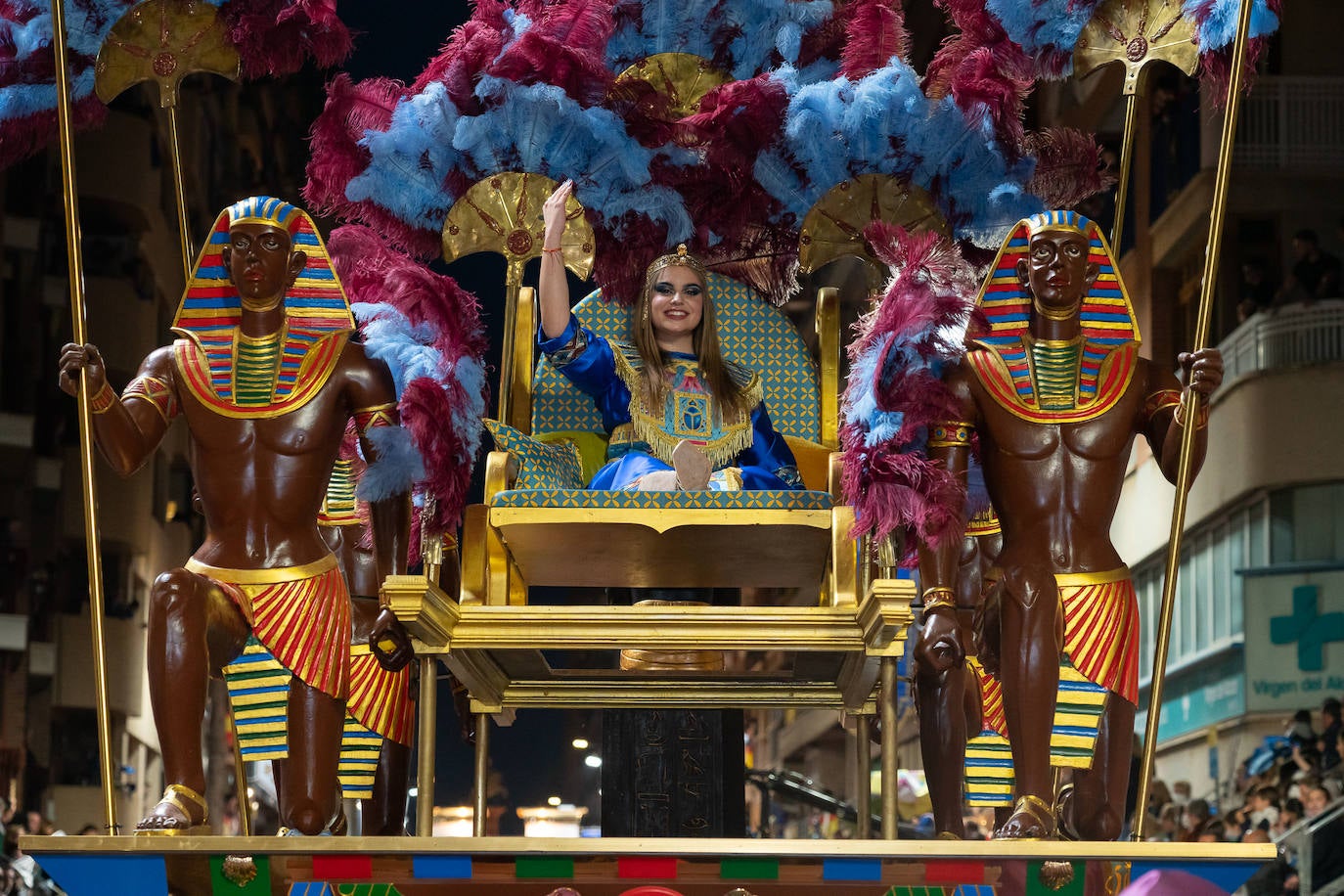 Fotos: El lujo de Egipto en la procesión azul de Domingo de Ramos