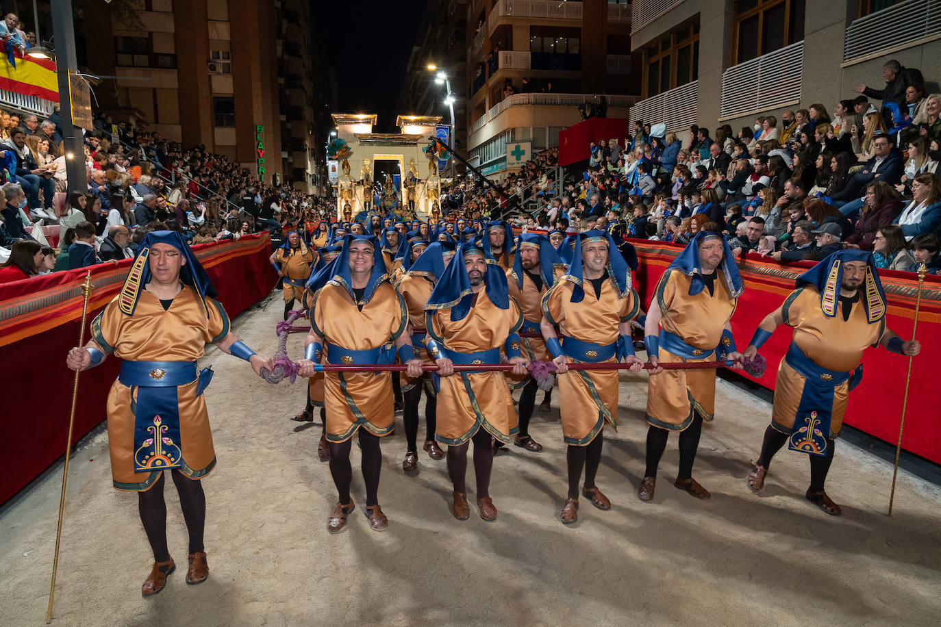 Fotos: El lujo de Egipto en la procesión azul de Domingo de Ramos