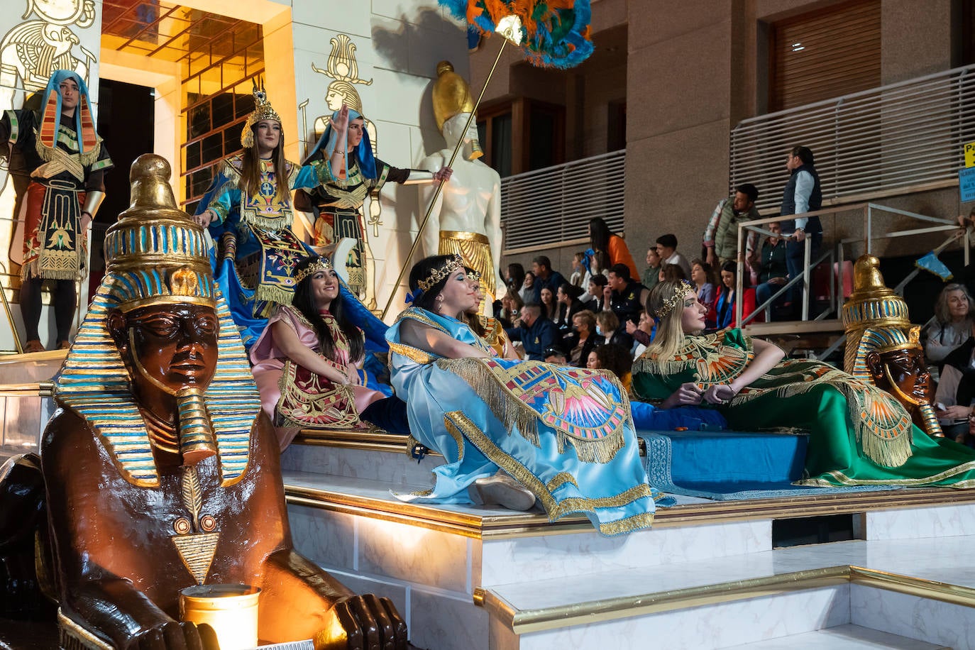 Fotos: El lujo de Egipto en la procesión azul de Domingo de Ramos