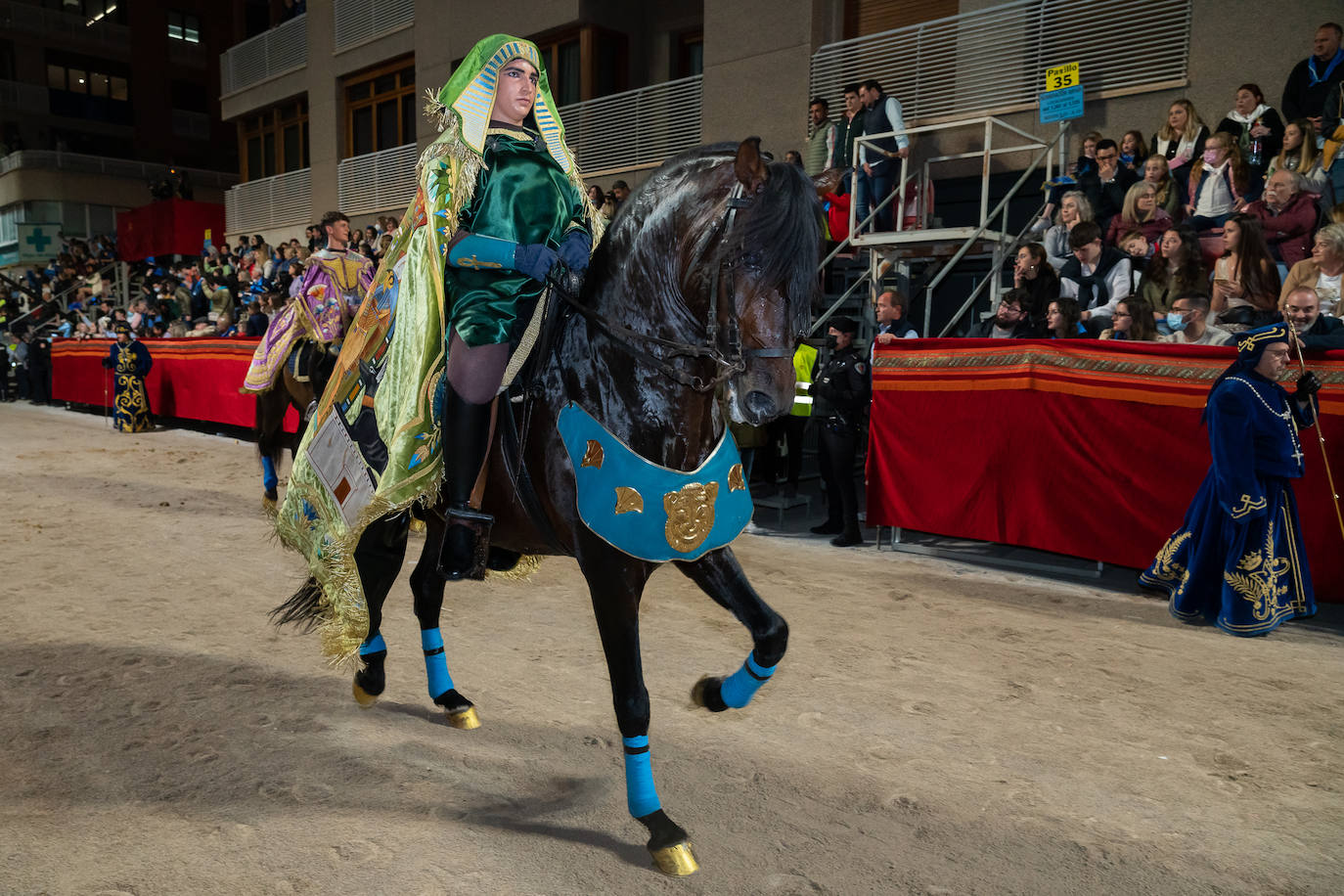 Fotos: El lujo de Egipto en la procesión azul de Domingo de Ramos