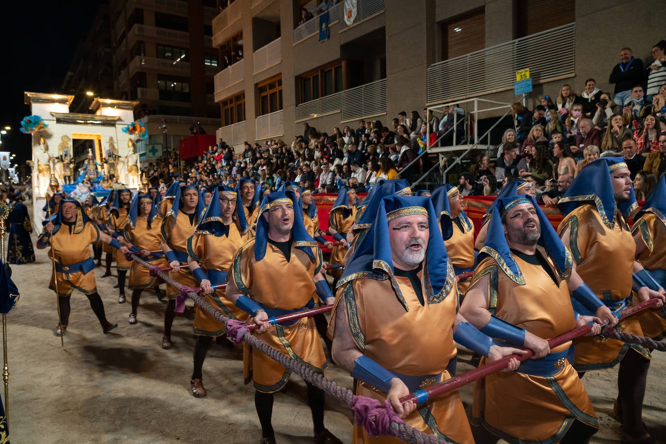 Fotos: El lujo de Egipto en la procesión azul de Domingo de Ramos