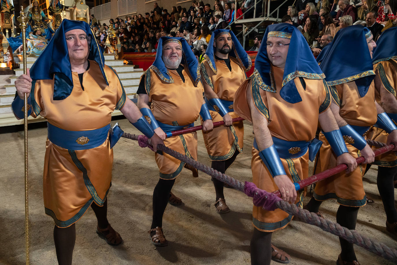 Fotos: El lujo de Egipto en la procesión azul de Domingo de Ramos