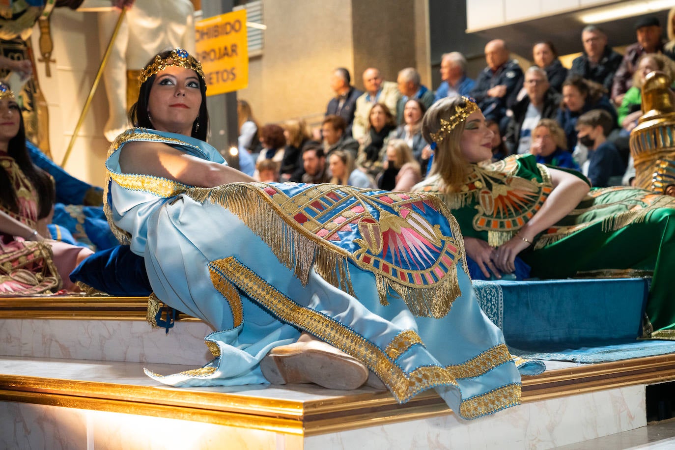 Fotos: El lujo de Egipto en la procesión azul de Domingo de Ramos