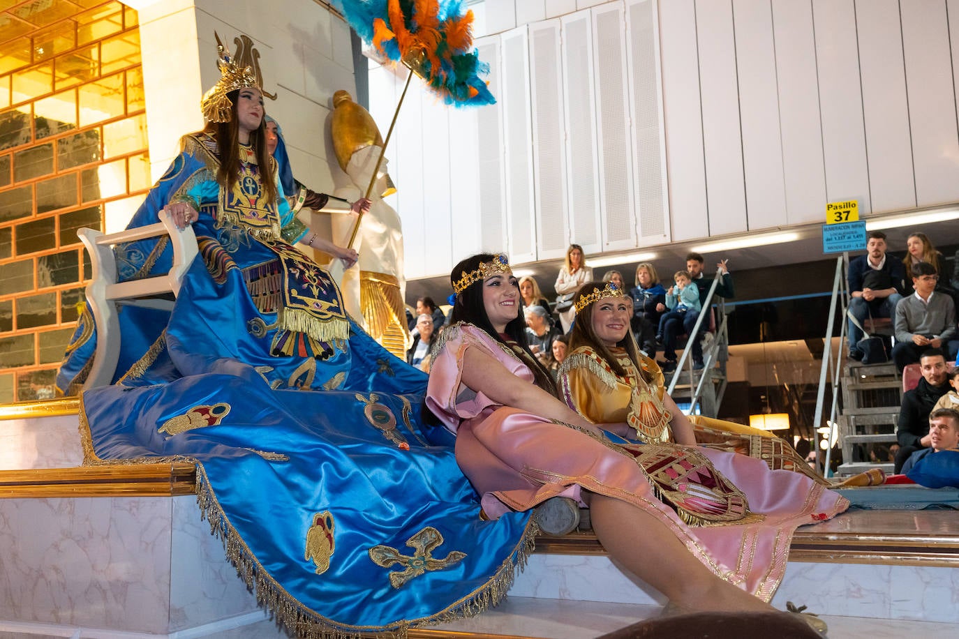 Fotos: El lujo de Egipto en la procesión azul de Domingo de Ramos