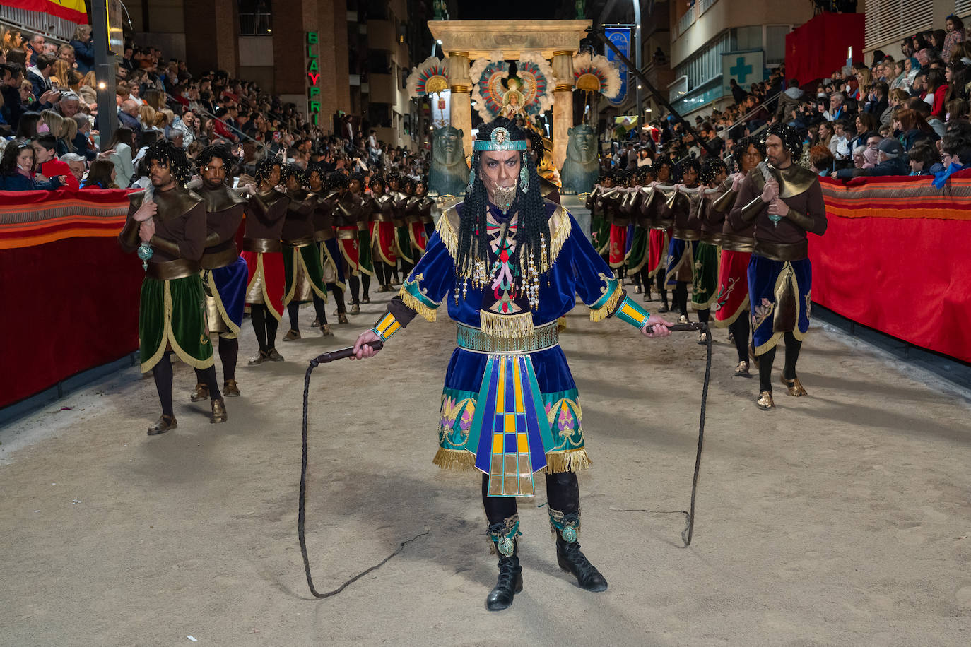 Fotos: El pueblo hebreo llena de júbilo la carrera en la noche del Domingo de Ramos en Lorca