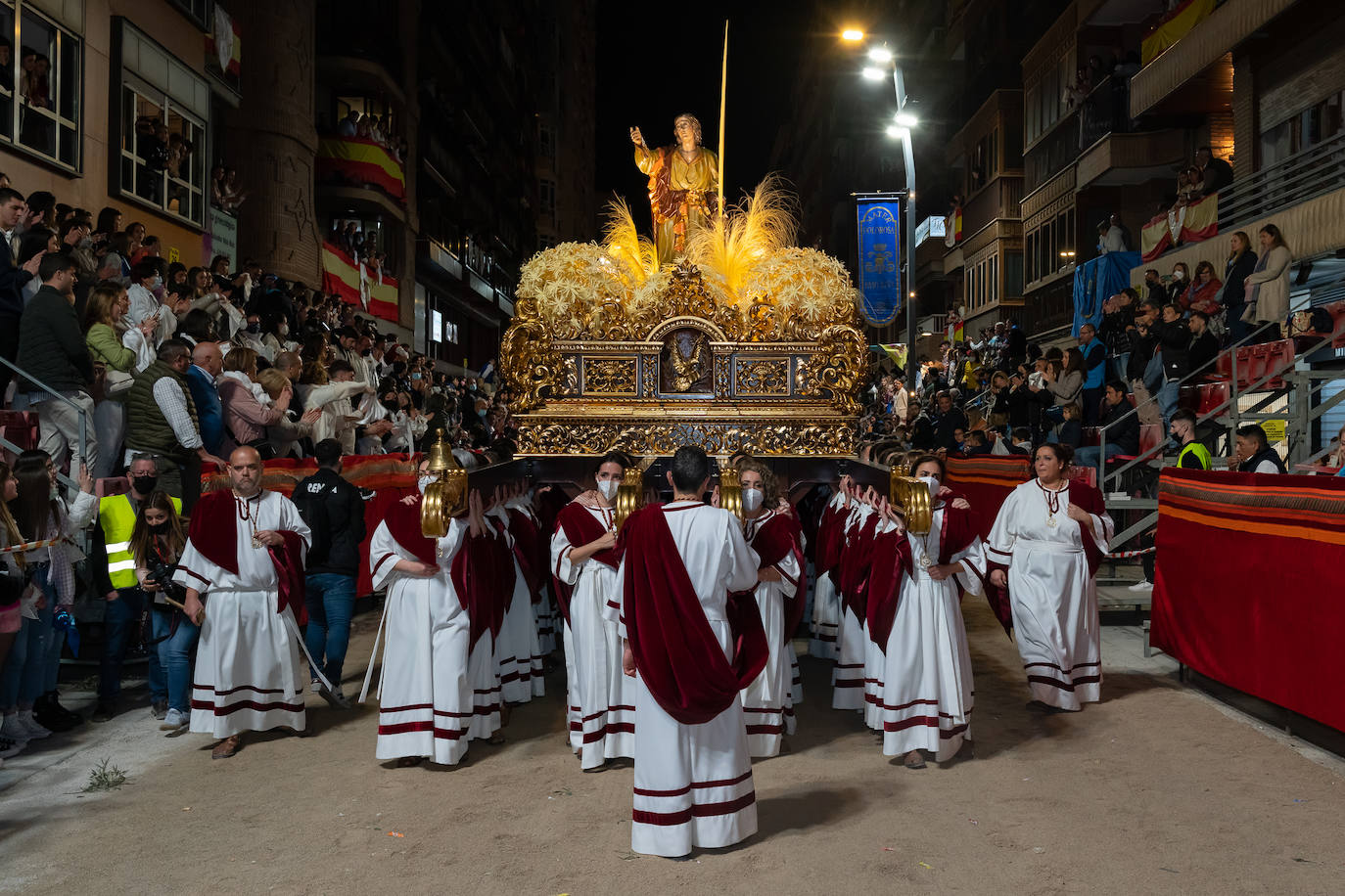 Fotos: El pueblo hebreo llena de júbilo la carrera en la noche del Domingo de Ramos en Lorca