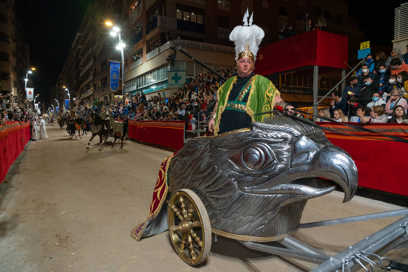 Fotos: El pueblo hebreo llena de júbilo la carrera en la noche del Domingo de Ramos en Lorca