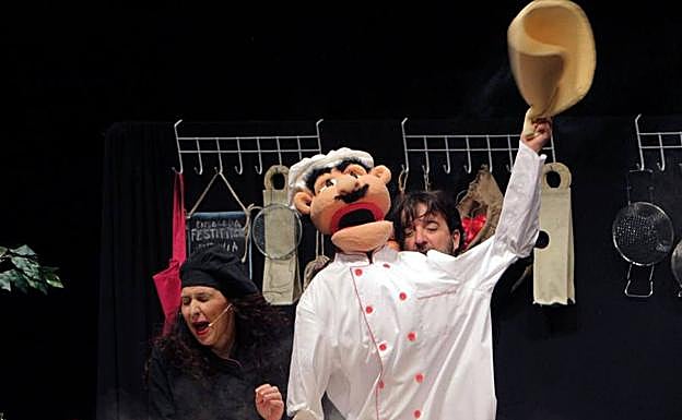 'Sabores' es un espectáculo cómico en clave musical de la compañía Pámpol Teatre.