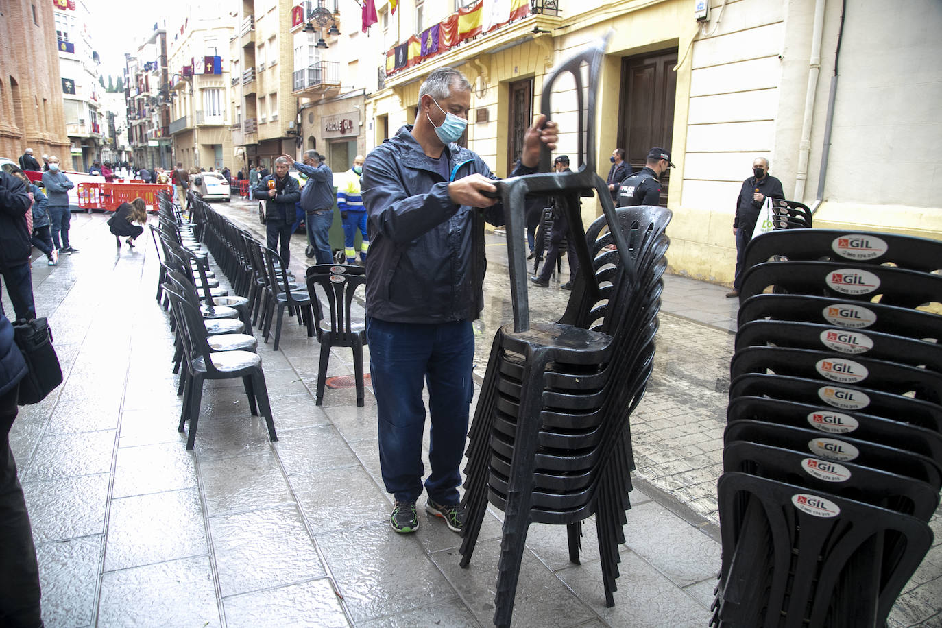 Fotos: Los californios cancelan la procesión del Prendimiento