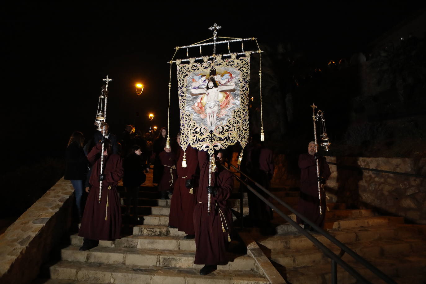 Fotos: Penitencia morada en el monte Calvario de Lorca
