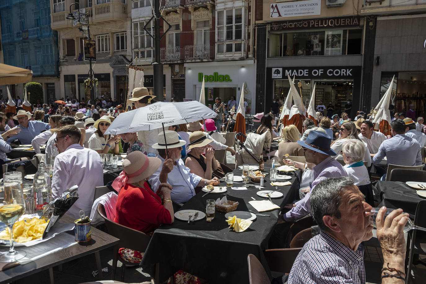 Fotos: La procesión del Resucitado de Cartagena, en imágenes