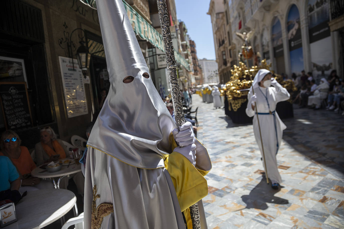Fotos: La procesión del Resucitado de Cartagena, en imágenes