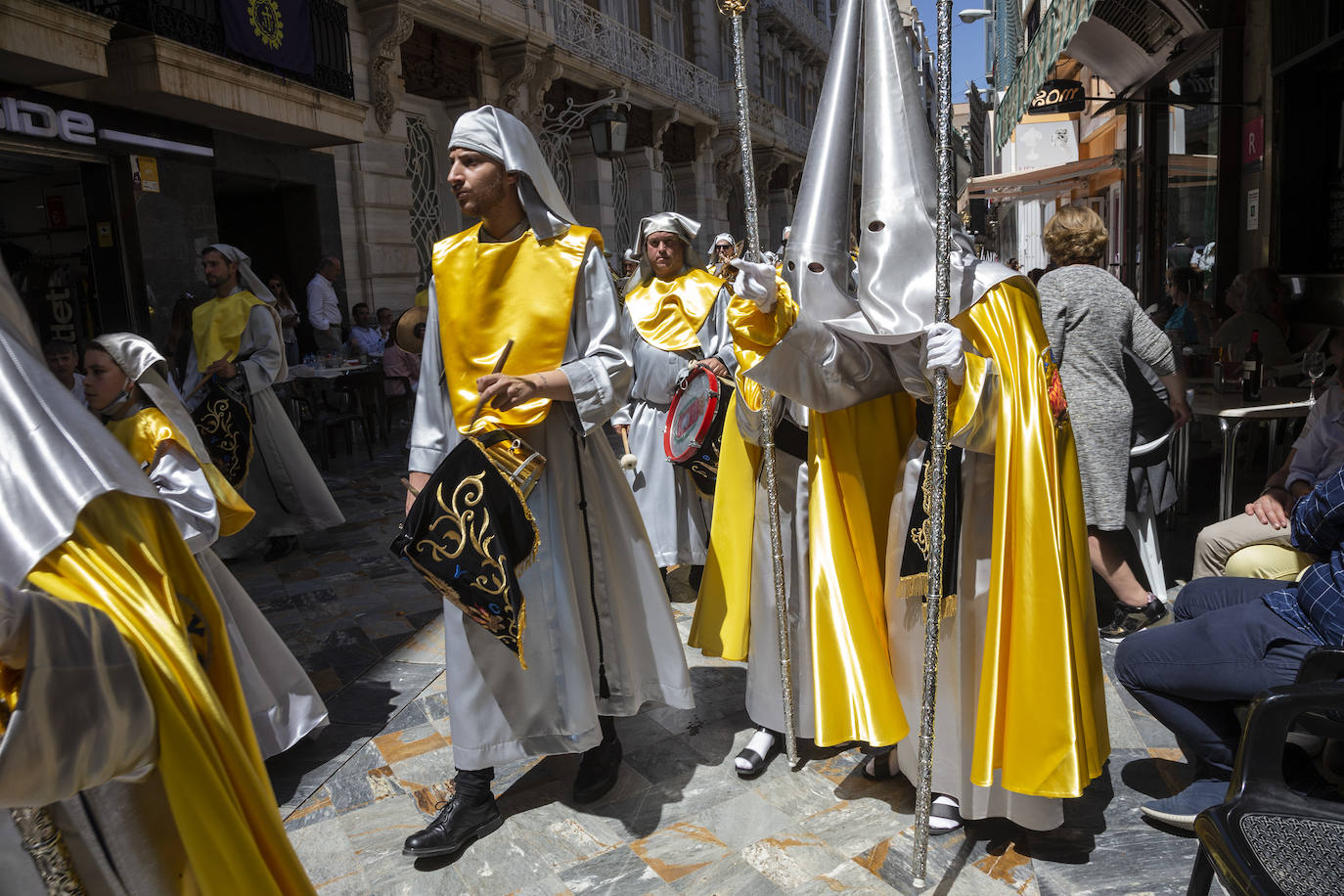 Fotos: La procesión del Resucitado de Cartagena, en imágenes