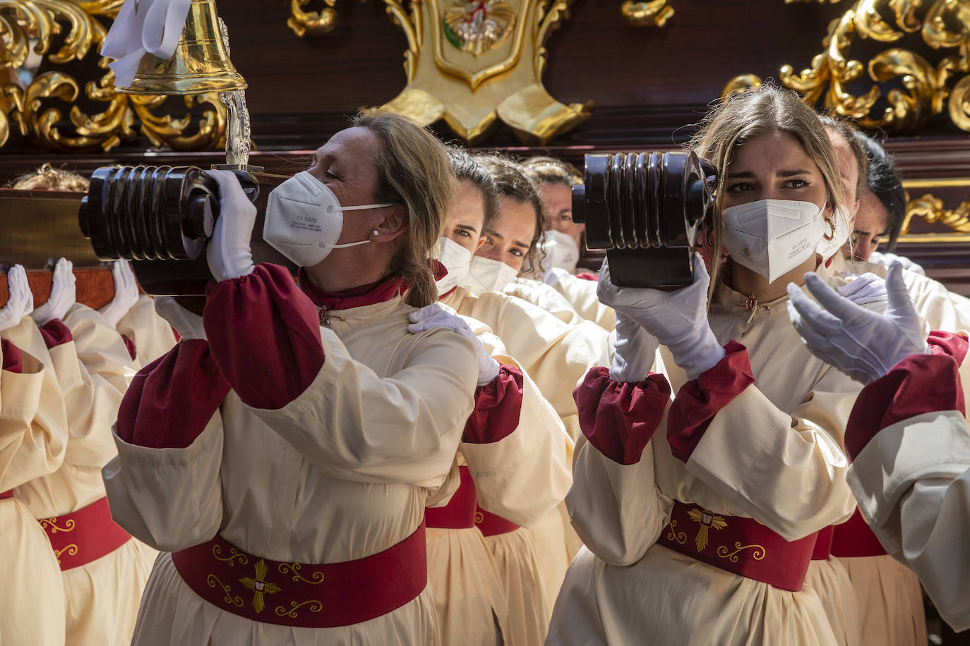 Fotos: La procesión del Resucitado de Cartagena, en imágenes