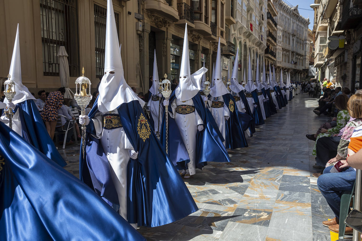 Fotos: La procesión del Resucitado de Cartagena, en imágenes