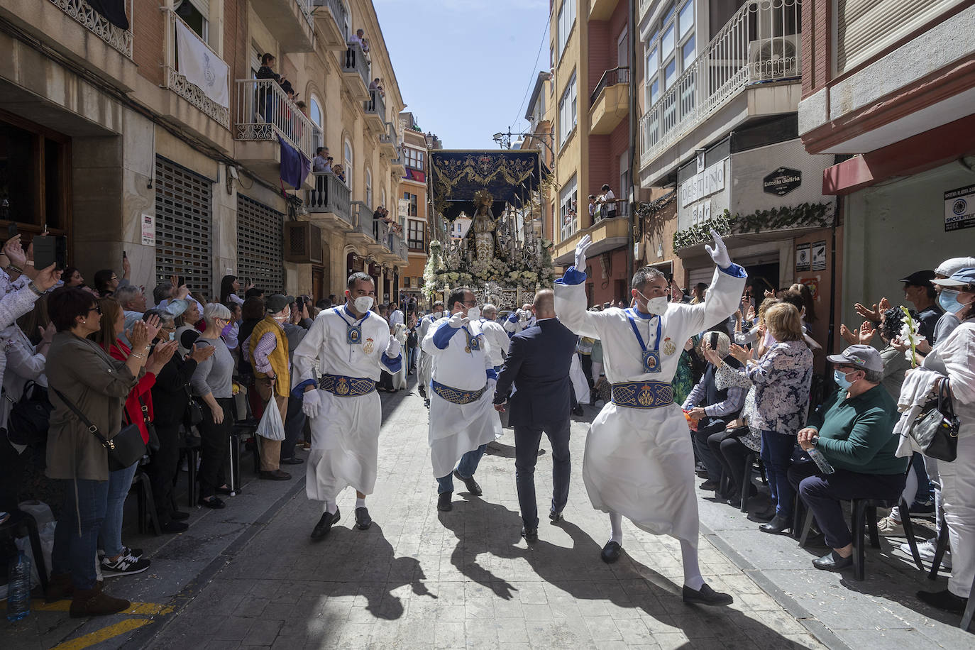 Fotos: La procesión del Resucitado de Cartagena, en imágenes