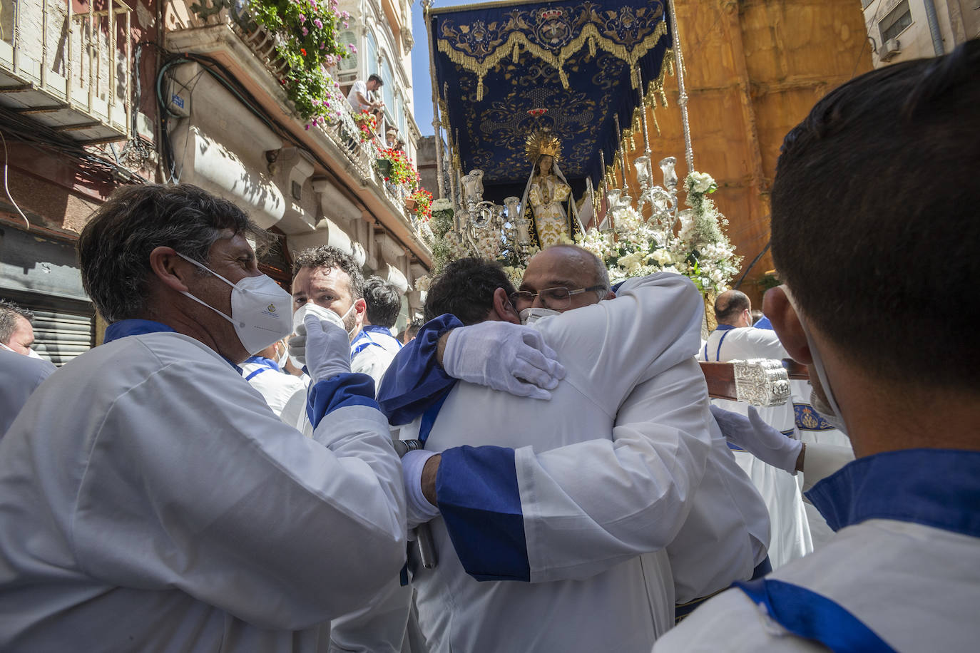 Fotos: La procesión del Resucitado de Cartagena, en imágenes
