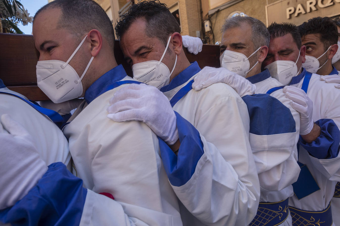 Fotos: La procesión del Resucitado de Cartagena, en imágenes