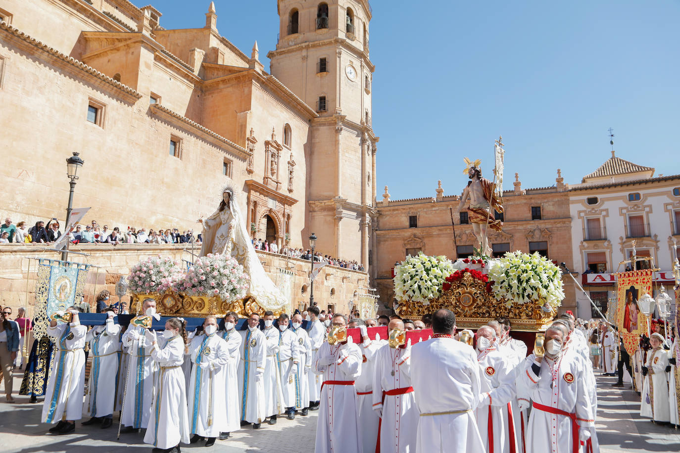 Fotos: La procesión del Resucitado de Lorca, en imágenes