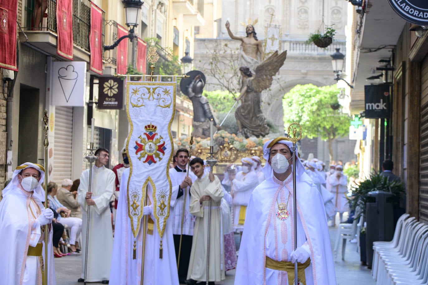 Fotos: La procesión del Resucitado cierra la Semana Santa murciana