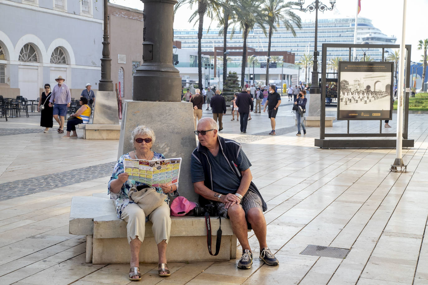 Fotos: Triple escala de cruceros en Cartagena