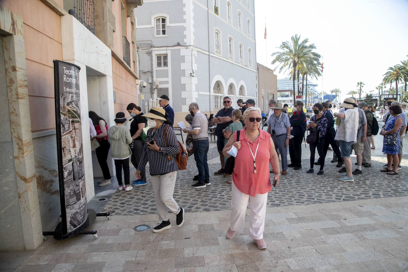 Fotos: Triple escala de cruceros en Cartagena