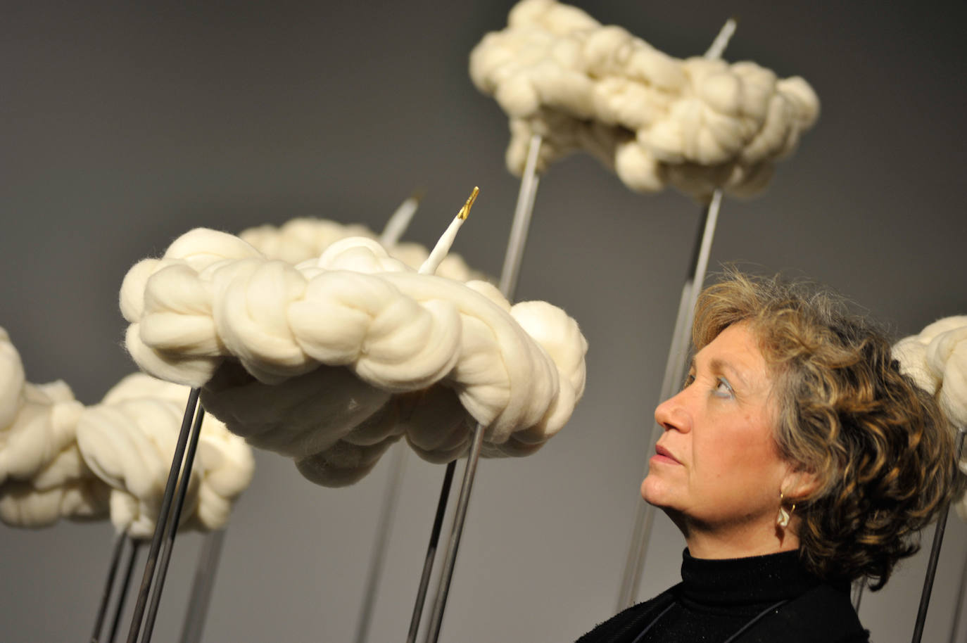 Fotos: Concha Martínez Montalvo expone en el Centro Párraga &#039;Algoritmo de sal&#039;