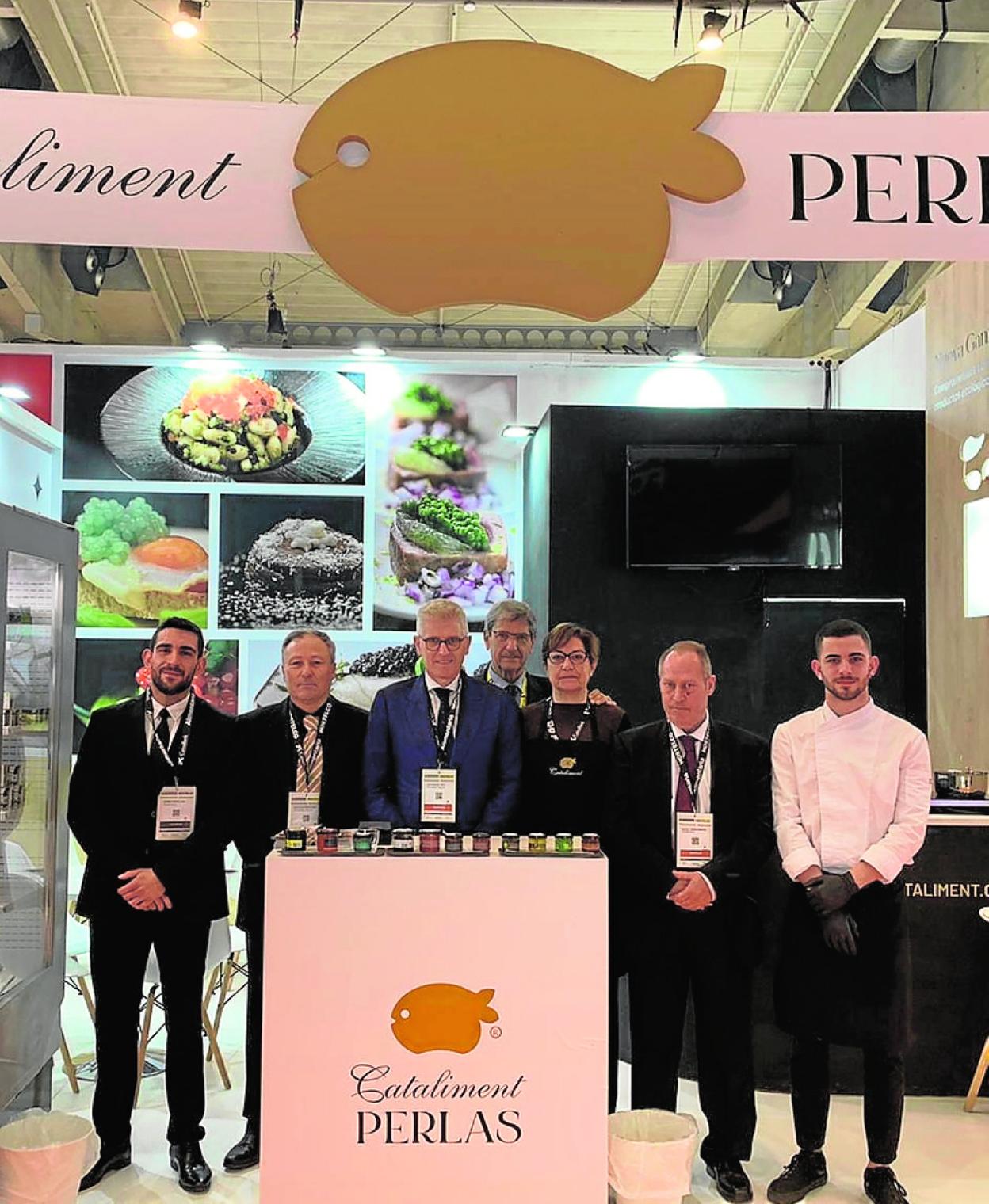 Equipo de Cataliment en su estand de Alimentaria 2022. 