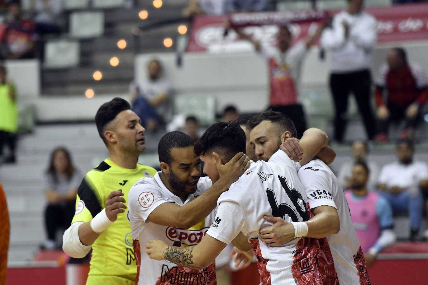 Fotos: El empate de ElPozo contra el Ribera Navarra, en imágenes