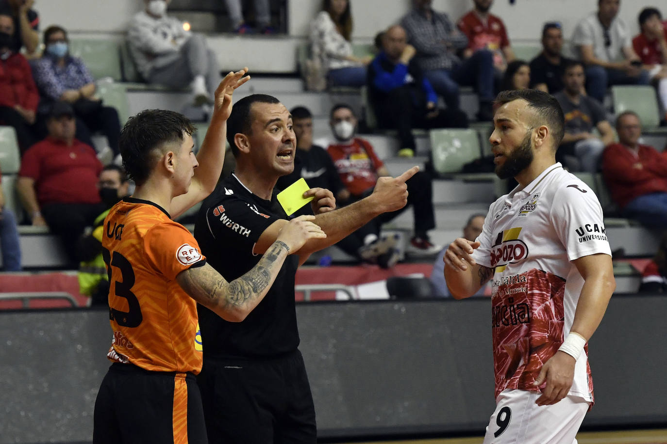 Fotos: El empate de ElPozo contra el Ribera Navarra, en imágenes