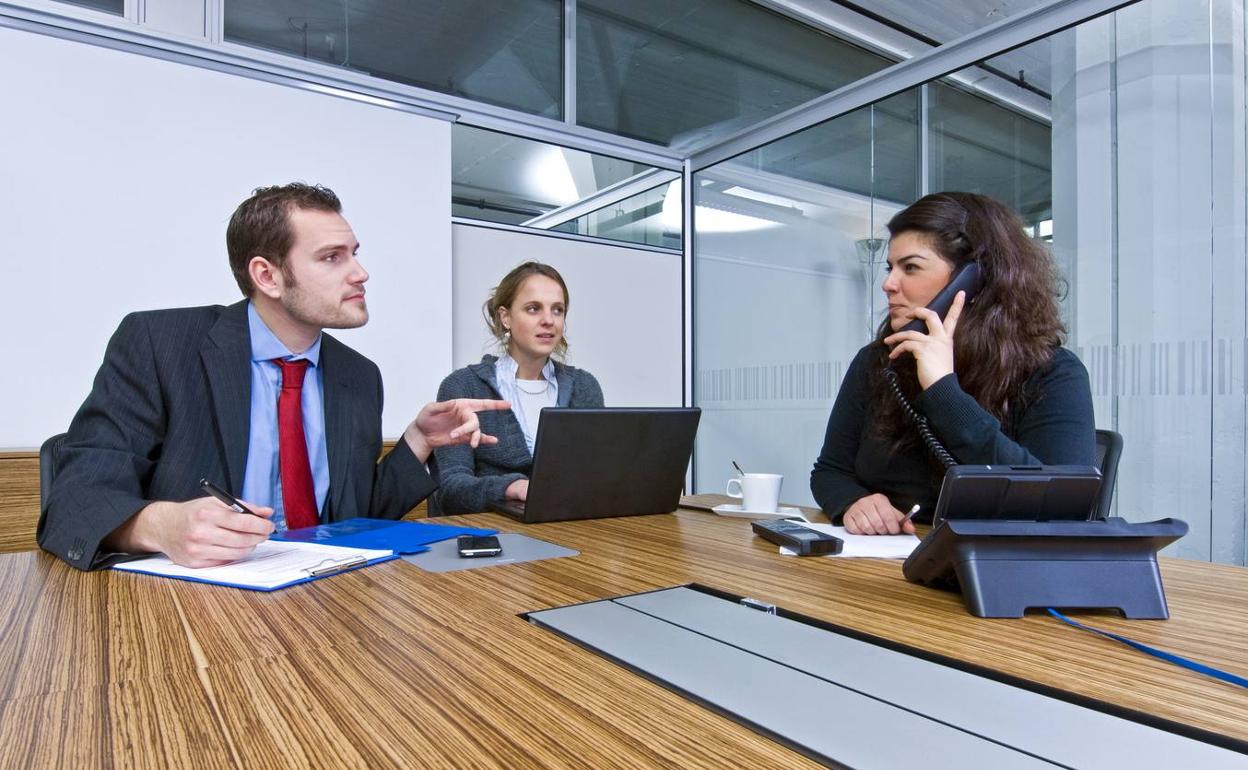 Entrevista de trabajo.