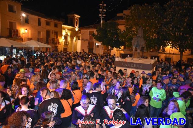 La peña «Los Mataos» logró por tercera vez alzarse con el primer premio del Concurso de la Noche de las Migas en la categoría de peñas; entre los grupos de vecinos del Hoyo, el primer puesto fue la peña «La Cruz». 