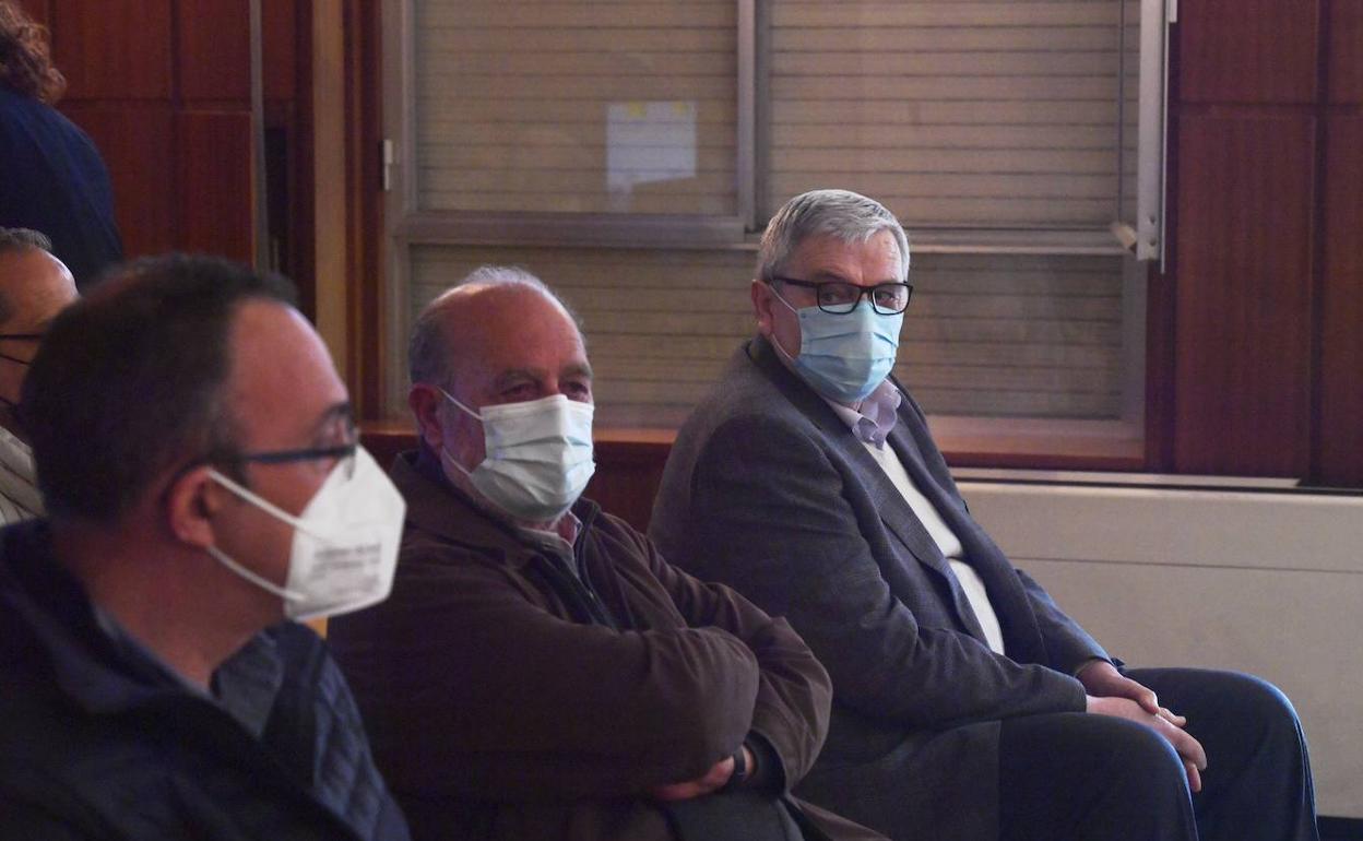 Manuel Hurtado, en la primera sesión del juicio ante la Audiencia Provincial. 