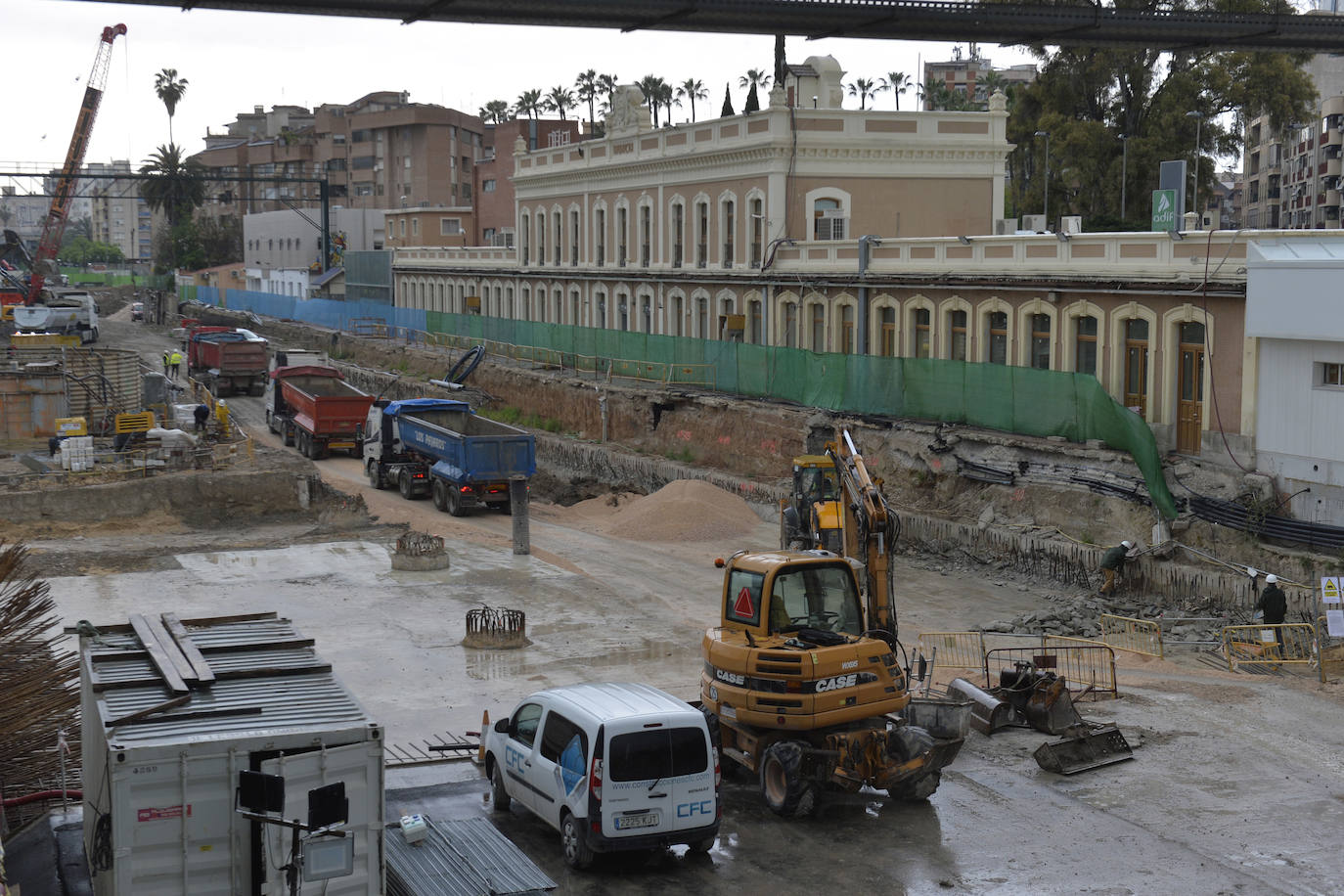 Fotos: GALERÍA: Las obras de la estación subterránea del AVE en El Carmen