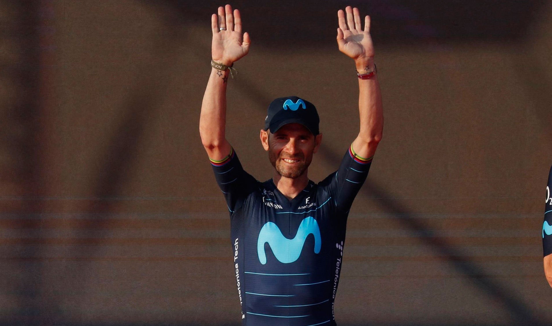 Alejandro Valverde, ayer. 