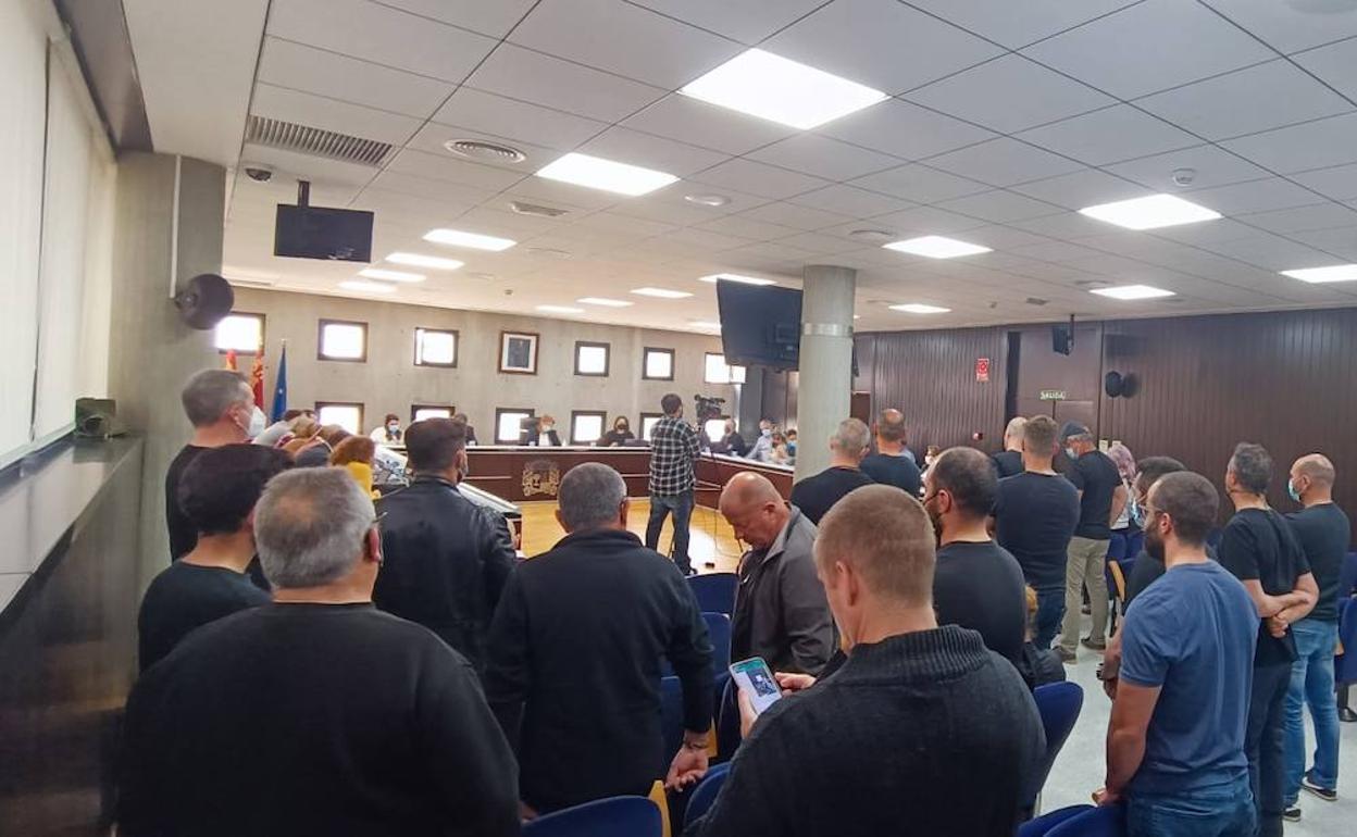 Imagen del pleno de San Pedro realizado este jueves. 