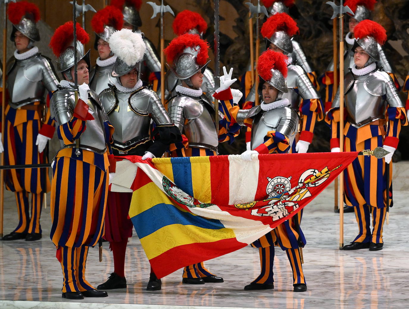 Fotos: Ceremonia de juramento de los guardias suizos papales