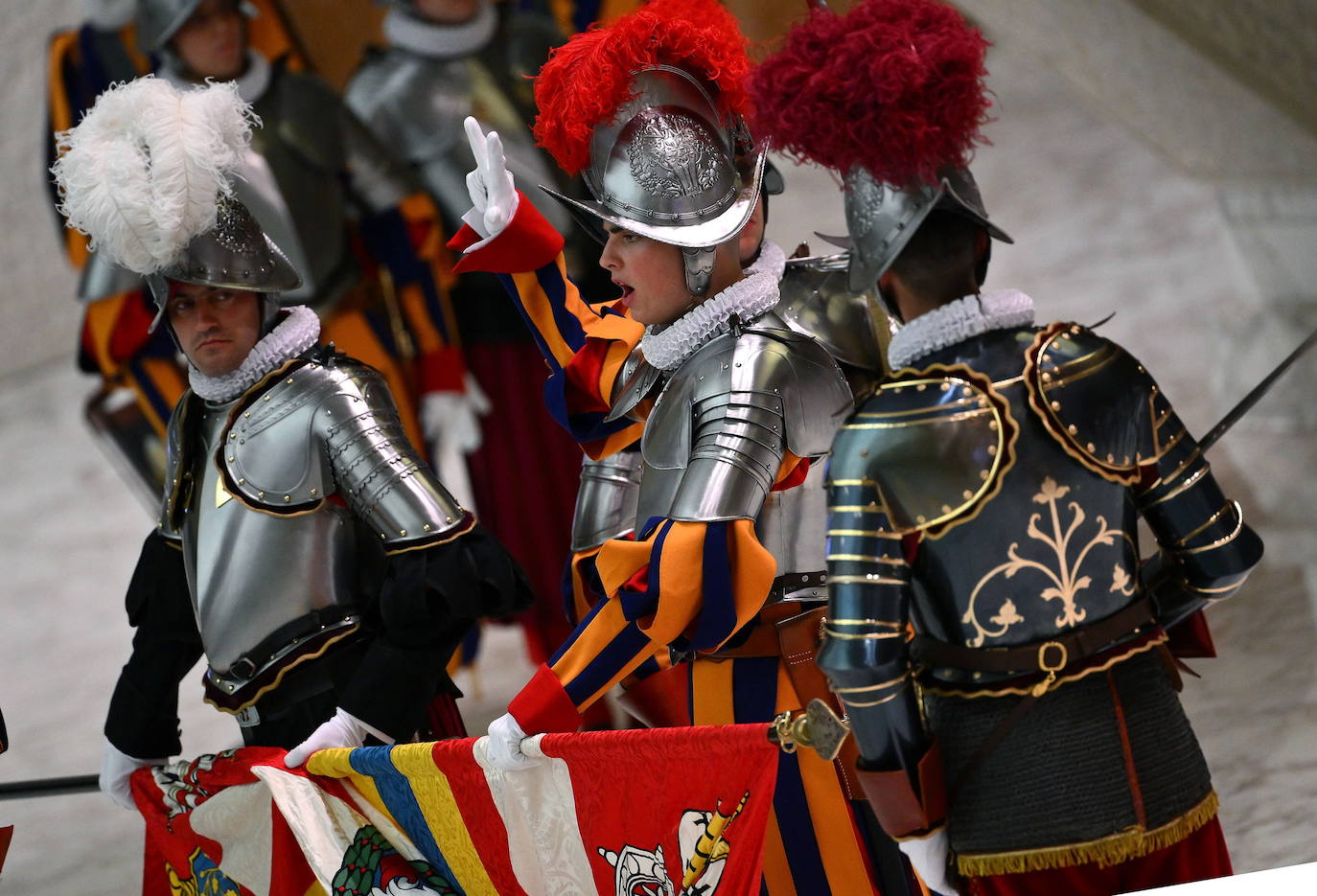 Fotos: Ceremonia de juramento de los guardias suizos papales