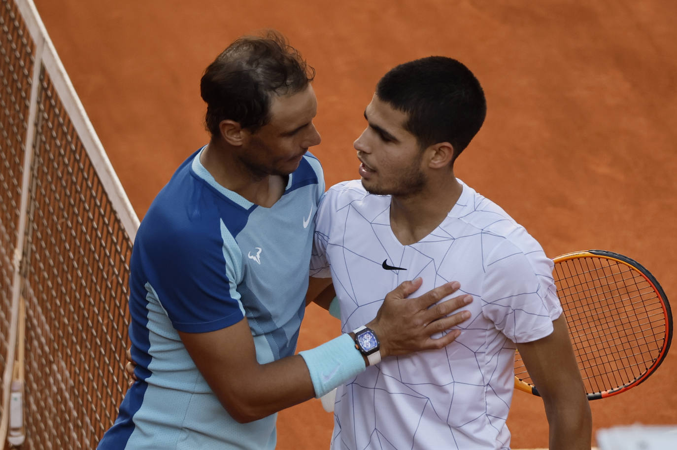 Fotos: El partido Rafa Nadal - Carlos Alcaraz del Mutua Madrid Open