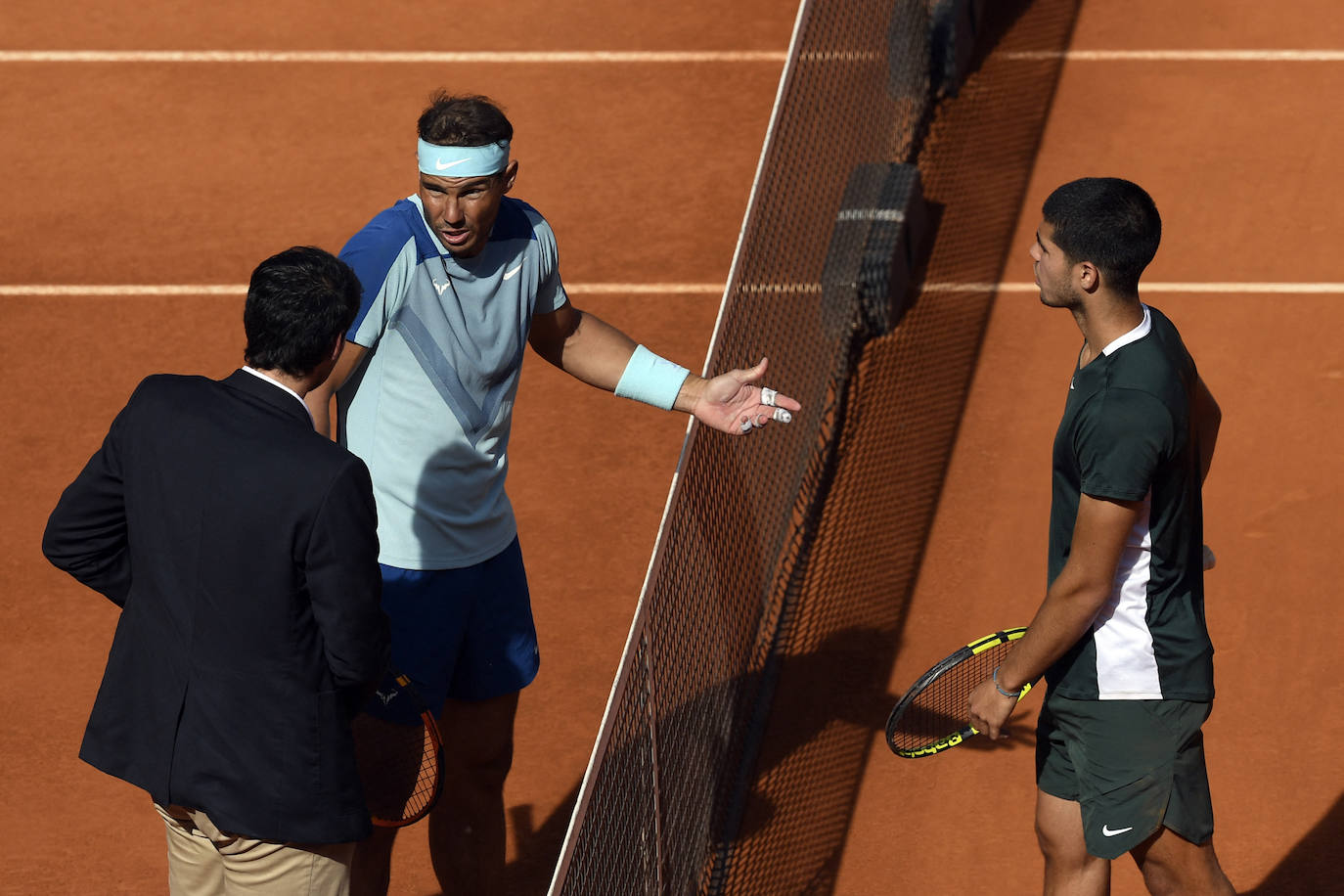 Fotos: El partido Rafa Nadal - Carlos Alcaraz del Mutua Madrid Open