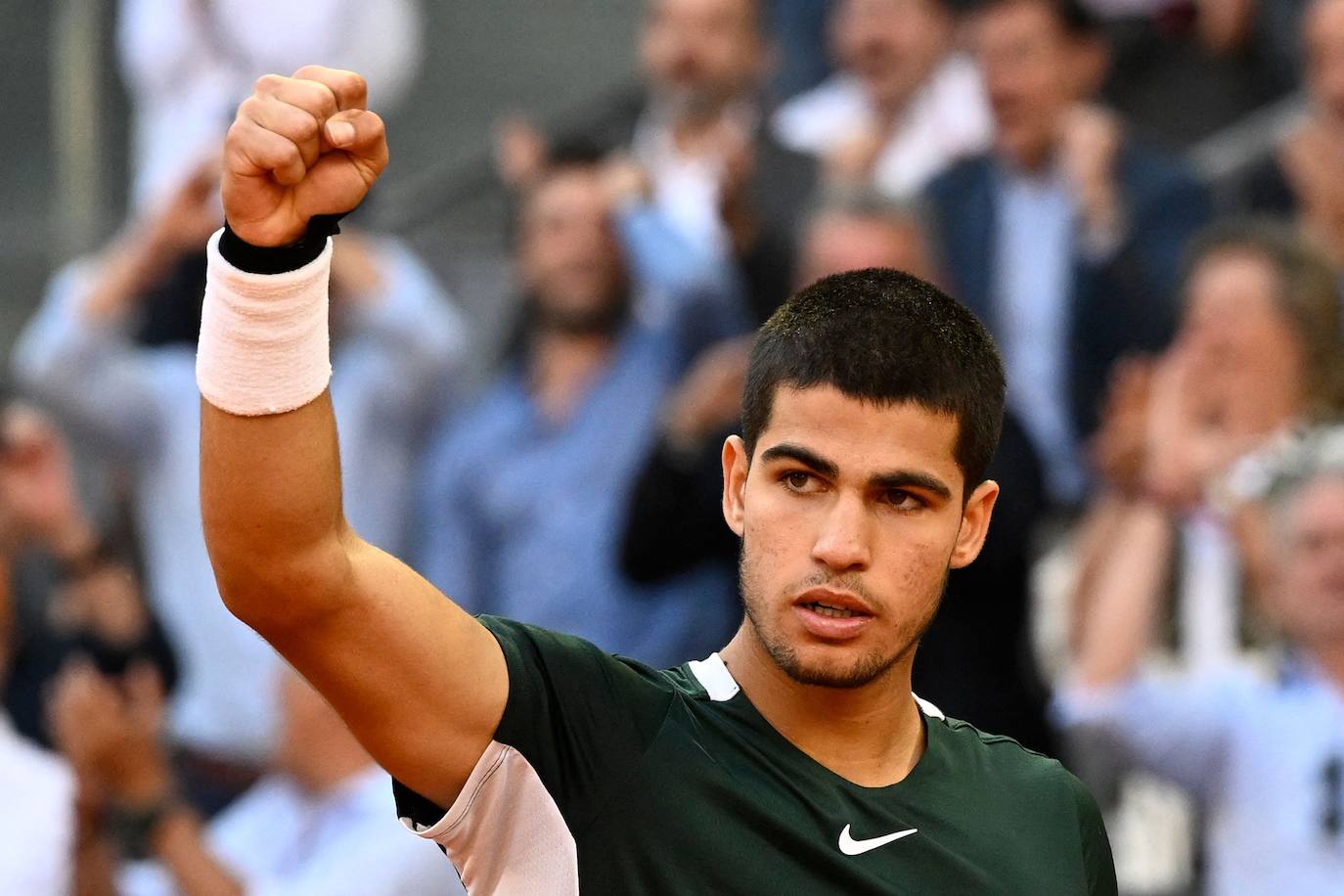 Fotos: La victoria de Carlos Alcaraz ante Novak Djokovic en el Masters de Madrid, en imágenes